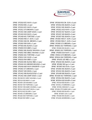 Bundle of Spine optical frames (Quantity: 367) - 3