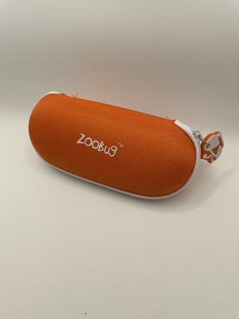 circa 600x Zoobug orange Children's hardcase glasses cases, consisting of 6x 100 case boxes