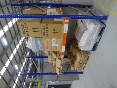 2 bay of boltless steel heavy duty pallet racking 280cm x 300cm (contents not included) - 3
