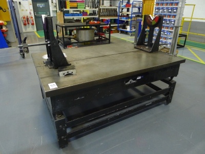 Windley Crown Grade B surface plate with stand 183cm x 122cm - 5