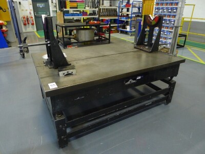 Windley Crown Grade B surface plate with stand 183cm x 122cm - 3