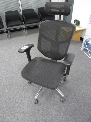 Enjoy ergonomic mesh back office swivel chair - 2