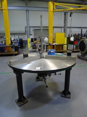 160cm turbine assembly table