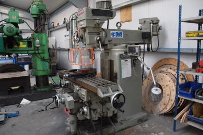Anayak vertical milling machine with Newall controls (Packing) - 2