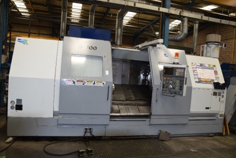 Doosan S700 slant bed CNC Lathe with integrated filter mist system, workbench and a quantity of tooling S/N LSH 1012 (2006) (A Method Statement and Risk Assessment must be provided, reviewed and approved by the Auctioneer prior to any removal work commenc