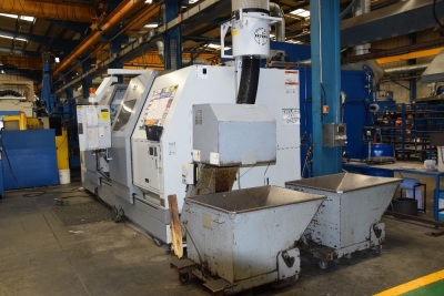 Doosan S700 slant bed CNC Lathe with integrated filter mist system, workbench and a quantity of tooling S/N LSH 1012 (2006) (A Method Statement and Risk Assessment must be provided, reviewed and approved by the Auctioneer prior to any removal work commenc - 5