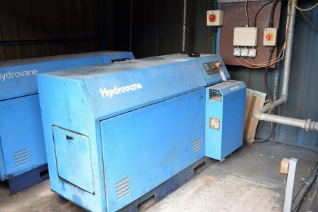 Hydrovane HV22RS (822PSAS08) rotary vane compressor S/N 822-003171-0512 (Yard)