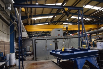 Unbranded 2000KG capacity mobile gantry crane with Morris electric chain hoist and pendant controls (Bay 1) - 2