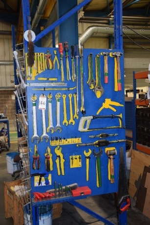 Shadow board and a quantity of hand tools (Bay 2 )
