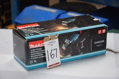 Makita GA5030R 110 volt angle grinder (unused) (Quality clinic)