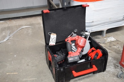 Milwaukee M18 CCS55 18 volt cordless circular saw with charger and spare battery (Quality clinic)