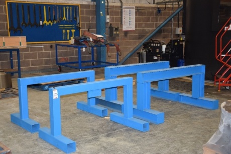 4 Heavy duty steel trestles (Bay 3)