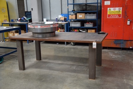 Welded steel table 100cm x 100cm (Bay 3)