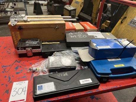 Quantity of measuring and calibration equipment including Micrometers, Vernier Height gauges and DTI gauges (Bay 3)