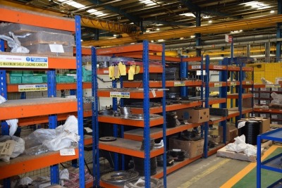 36 Bays of Light duty slotted steel racking (contents not included) (Stores) - 2