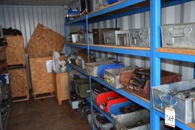 5 bays of racking and contents, mainly heavy duty nuts, bolts and fixings (Containers) - 2