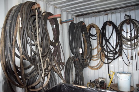 Quantity of high pressure hose (Containers)