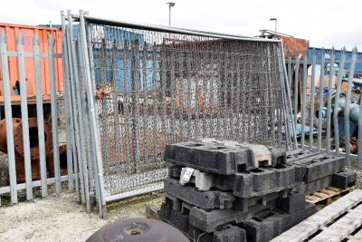 Quantity of Herras fencing and feet (Yard)