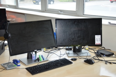 5 Dell 22inch flat panel monitors (Ground floor office)