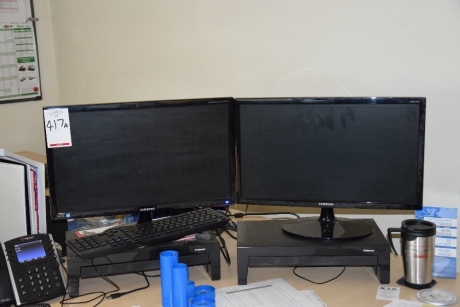 4 Samsung 22 inch flat panel monitors (Ground floor office)
