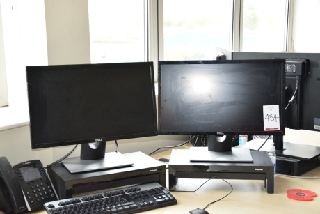 3 Dell 22inch flat panel monitors (Offices second floor engineering)