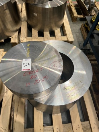 16"NS CL1500 Hub Forging ASTM A694 F65, Finish M/C Size: OD 620mm x ID 330mm x 371mm Thk, NACE MR-01-75 / ISO 15156 & 3.1 Certification
16"NS CL1500 Door Forging ASTM A694 F65, Finish M/C Size: OD 440mm x 115mm Thk, NACE MR-01-75/ ISO 15156 & 3.1 Certifi