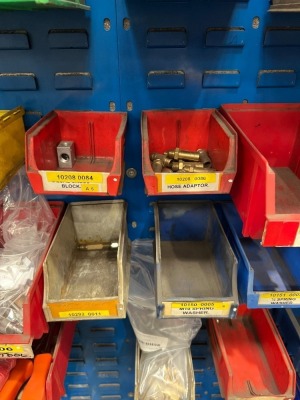 Assortment of anti extrusion rings, connectors, washers and removal tools - 6