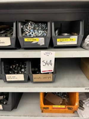 Various size A4 316 & A2 304 fixings including cap heads, bolts, nuts and washers including locker - 8