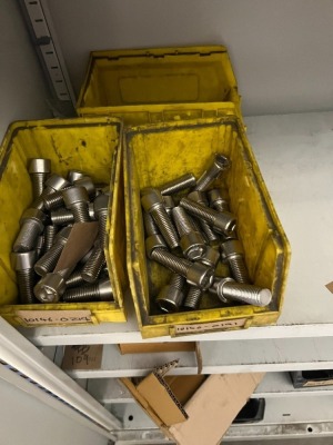 Various size A4 316 bolts and cap heads including locker - 2
