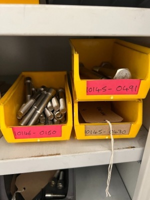 Various size A4 316 bolts,cap heads and nuts including locker - 3