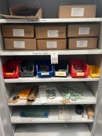Locker and contents of various size magnets