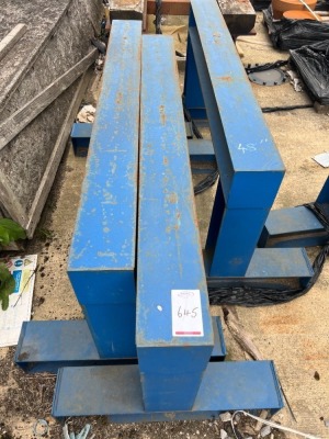 4 Heavy duty metal trestles