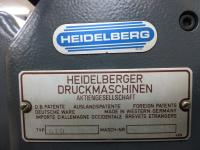 Heidleberg GTO 36cm x 52cm single-colour sheet-fed offset printing press s/n 692999 Impression Count 28,488,359 (A Method Statement and Risk Assessment must be reviewed and approved by the Auctioneer prior to any removal work commencing on this lot.) - 3