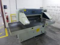 Polar 92EMC papercutting guillotine s/n 5116008 retrofitted with Microcut Junior programmable unit (A Method Statement and Risk Assessment must be reviewed and approved by the Auctioneer prior to any removal work commencing on this lot.)