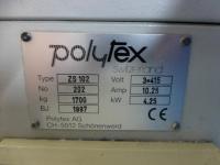 Polytex ZS 102 down stroking cutter, s/n 202 (1997) with Smartscan light guards, delivery table and 1000 mm maximum cutting width - 5