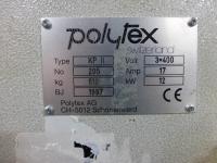 Polytex KB11 fiblon fusing press machine, s/n 205 (1997) with fiblon H-M1000D control unit, 900 mm maximum width - 3