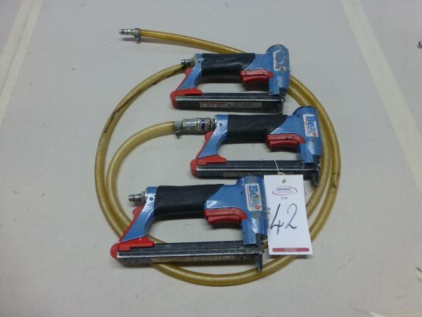 3x BEA 25553/14 pneumatic staplers