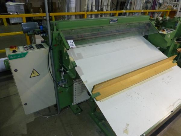 Merkle slitter s/n MSS485/00, maximum width 1470 mm