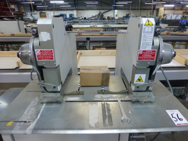 Siac 80915998 twin-head auto eyeletter s/n 915HC60610 (2006) 240 V