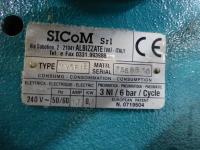 Sicom MV1R/E air-operated double-head eyeletting machine s/n 7569A10 and 7569B10, 240 V - 4