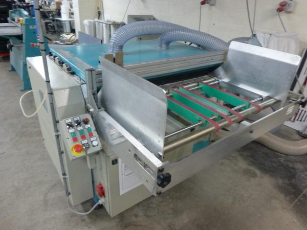 CMC Castor 110 autofeed grooving machine s/n 83.027.07.06 (2006) 1100 mm roller width