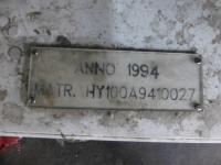 Rebord hot gluer s/n HY100A9410027 (1994) 1100 mm roller width - 2