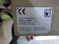 HG Kippax KPX 2000T/4832 TOUV screen printer 1220 mm x 810 mm s/n 581124TOUV (2006) with E200 control panel - 2