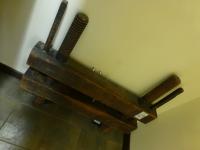 Antique wooden press 24" between columns - 2