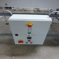 3600 mm x 850 mm variable speed powered PU belt conveyor - 3