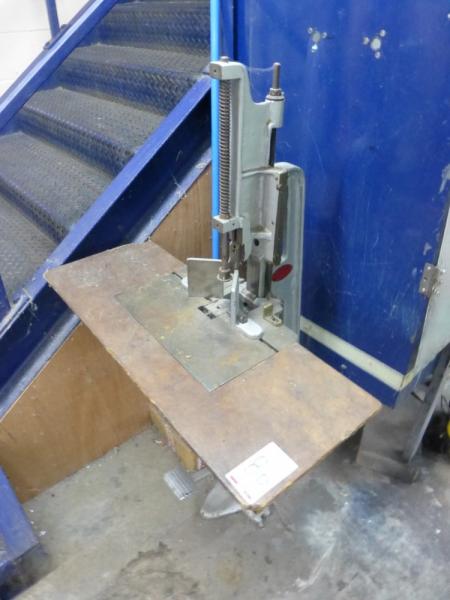 John Hamilton treadle operated corner rounder