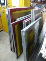 14x assorted screen print frames