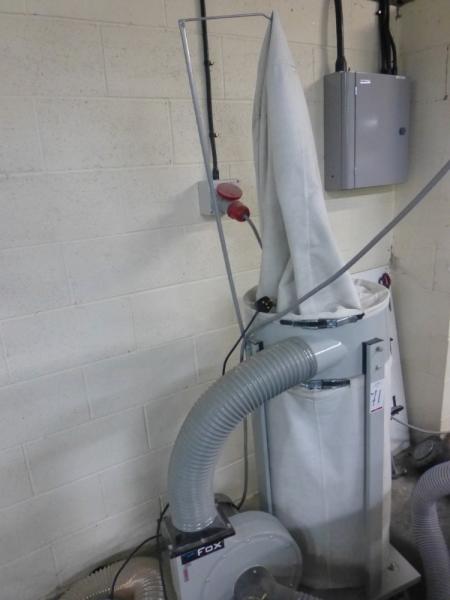 Fox single chamber mobile dust collection unit, 240 V