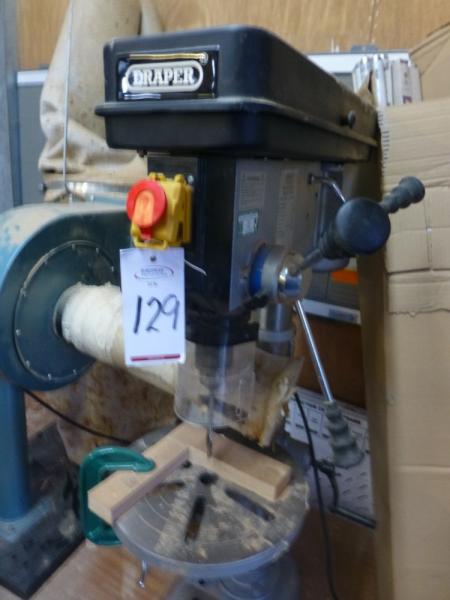 Draper 16 speed general duty bench drill with Clarke dust collection unit