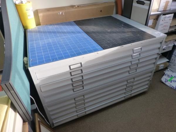 10 draw steel plan chest 1360 mm x 920 mm x 910 mm